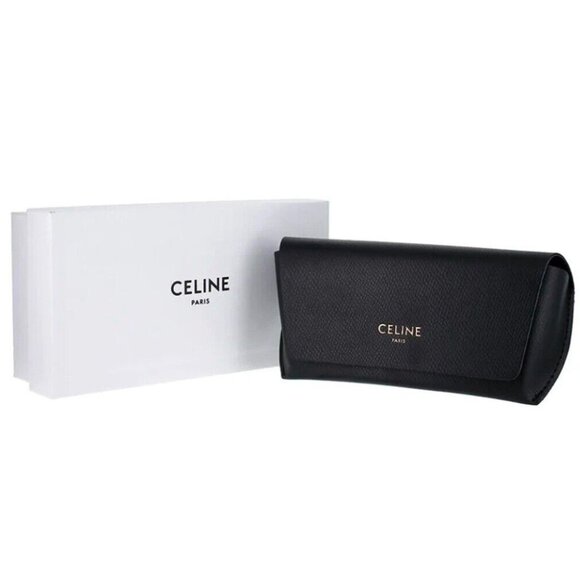 NEW CELINE CL50007I 039 WOMEN ROUND YELLOW CLEAR EYEGLASSES CELINE - Picture 3 of 3